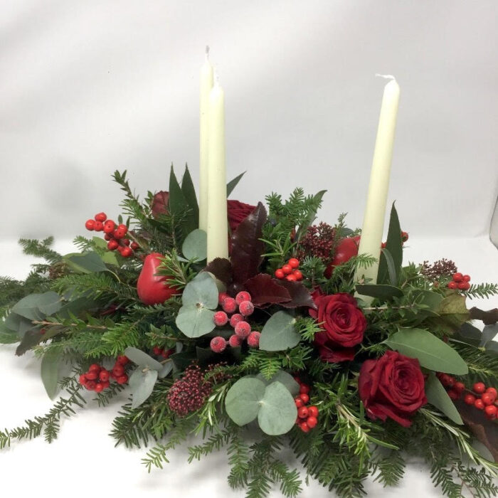 Christmas Candle Red